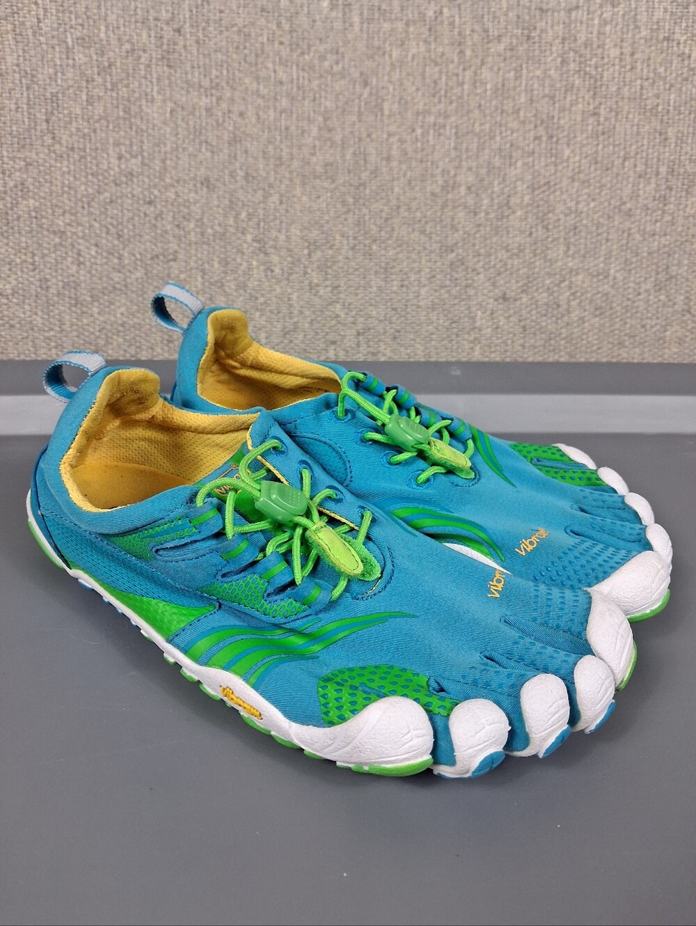 Vibram FiveFingers KMD Sport LS Barefoot Training Shoe Blue Green EU 38 US 7-7.5